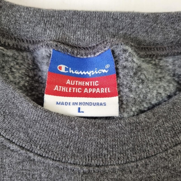 Champion University Of The Pacific Mom Sweatshirt USA Grey Sweater Mens Large. - Picture 7 of 7